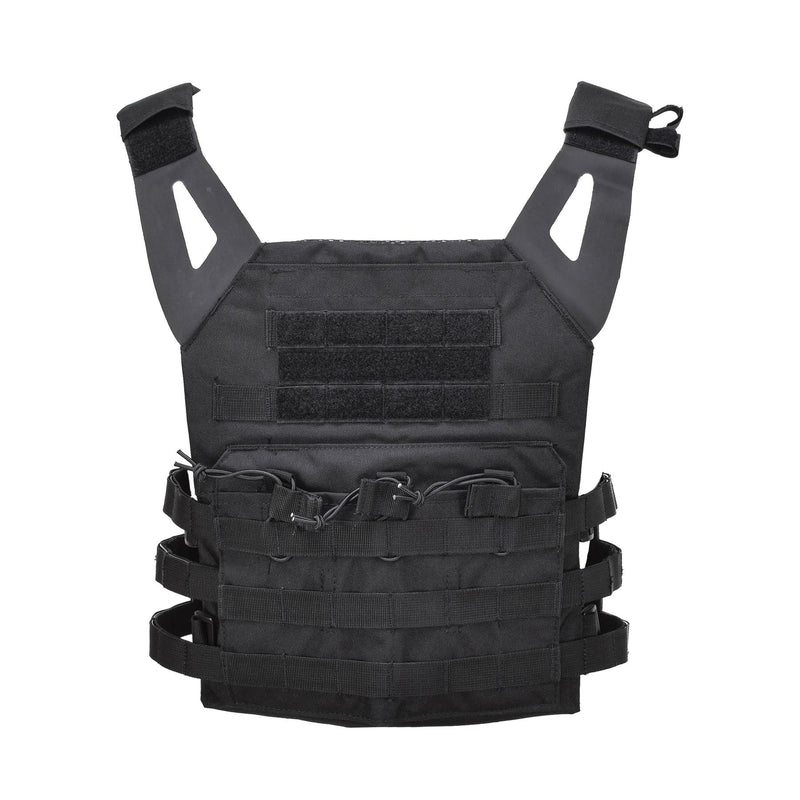 MIL-TEC GEN II Militärische Plattenträgerweste, taktische Kampfweste, modulare Weste, Schwarz