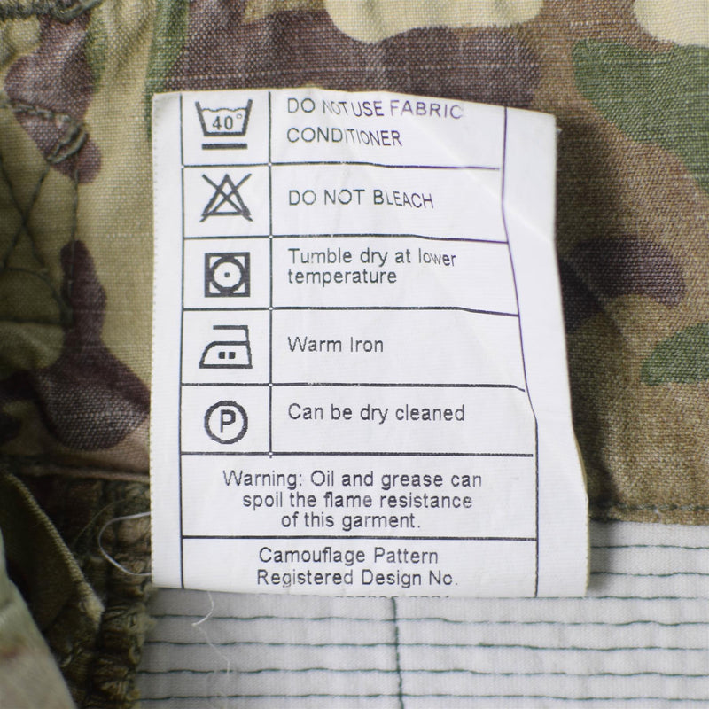 Original Britische Armee MTP Camo Hose Kampf BDU Truppen FR Feuerhemmend AirCrew