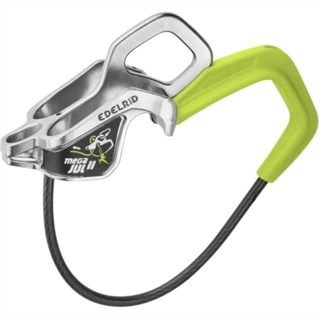 Edelrid Mega Jul Sicherungsgerät, automatisches Rohr, unterstütztes Bremsen, Klettern, Abseilen