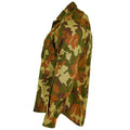 Original rumänisches Armee-M90-Kampfhemd, Brusttaschen, Outdoor-Blatt-Camouflage