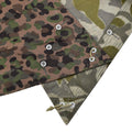 Original Austrian Army Shelter Half Poncho Tent Vintage Pea Dot Camouflage