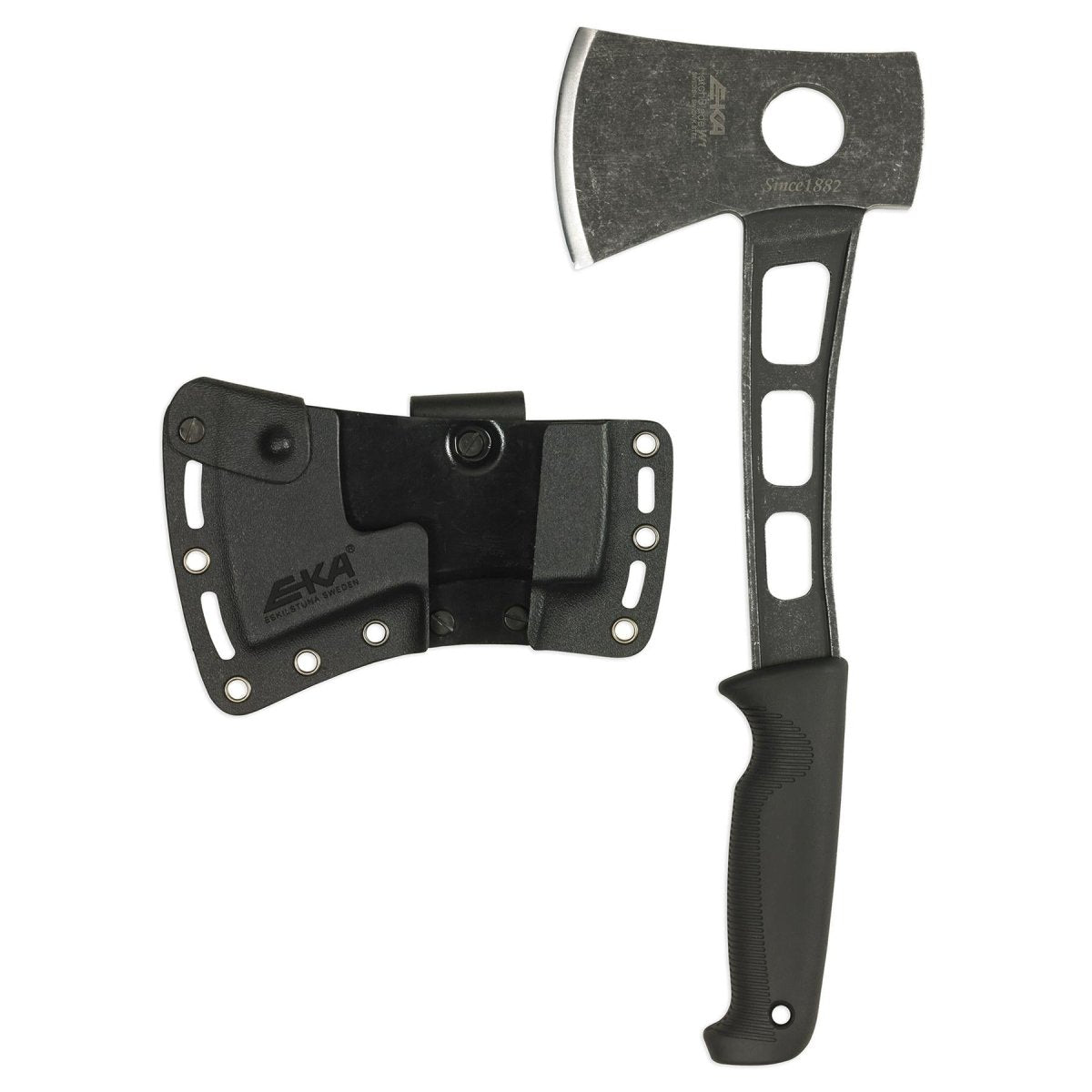 EKA Brand EKA HatchBlade W1 Handaxt leichter schwarzer G10-Griff 12C27 Stahl