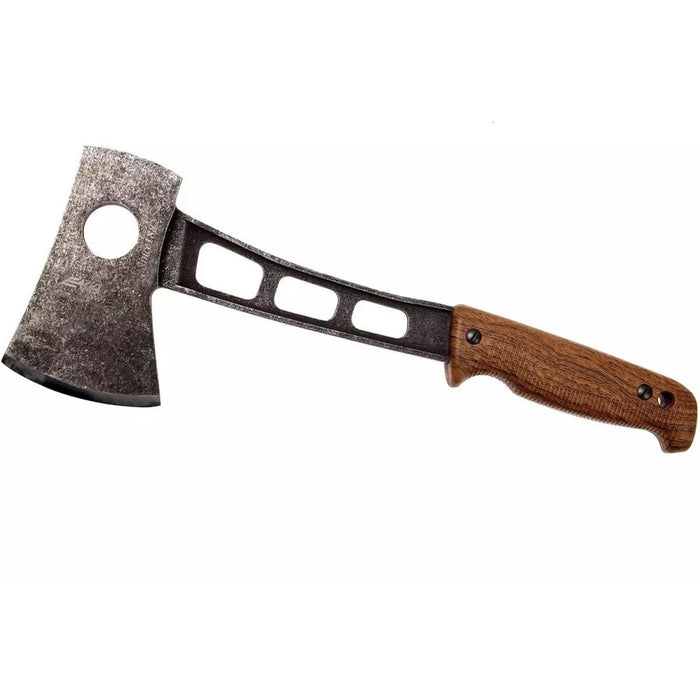 EKA HatchBlade W1 leichte Axt mit 12C27-Edelstahlklinge und ergonomischem Holzgriff für präzise Schneidaufgaben