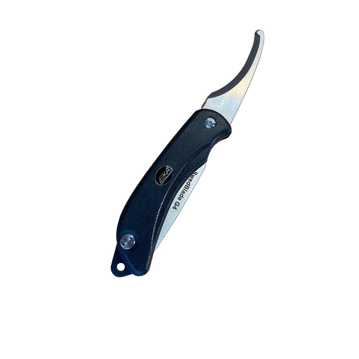 EKA Schwedisches Messer SwedBlade Schwarz, zweischneidiges, extrem scharfes Edelstahlwerkzeug