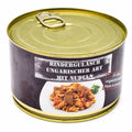 Notration Armee Überlebensnahrung Konserven Ungarisches Rindergulasch 400g Dose