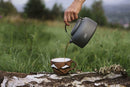 ESBIT water Kettle Lightweight Hiking Survival Camp Pot Bushcraft Ultralight - GoMilitar