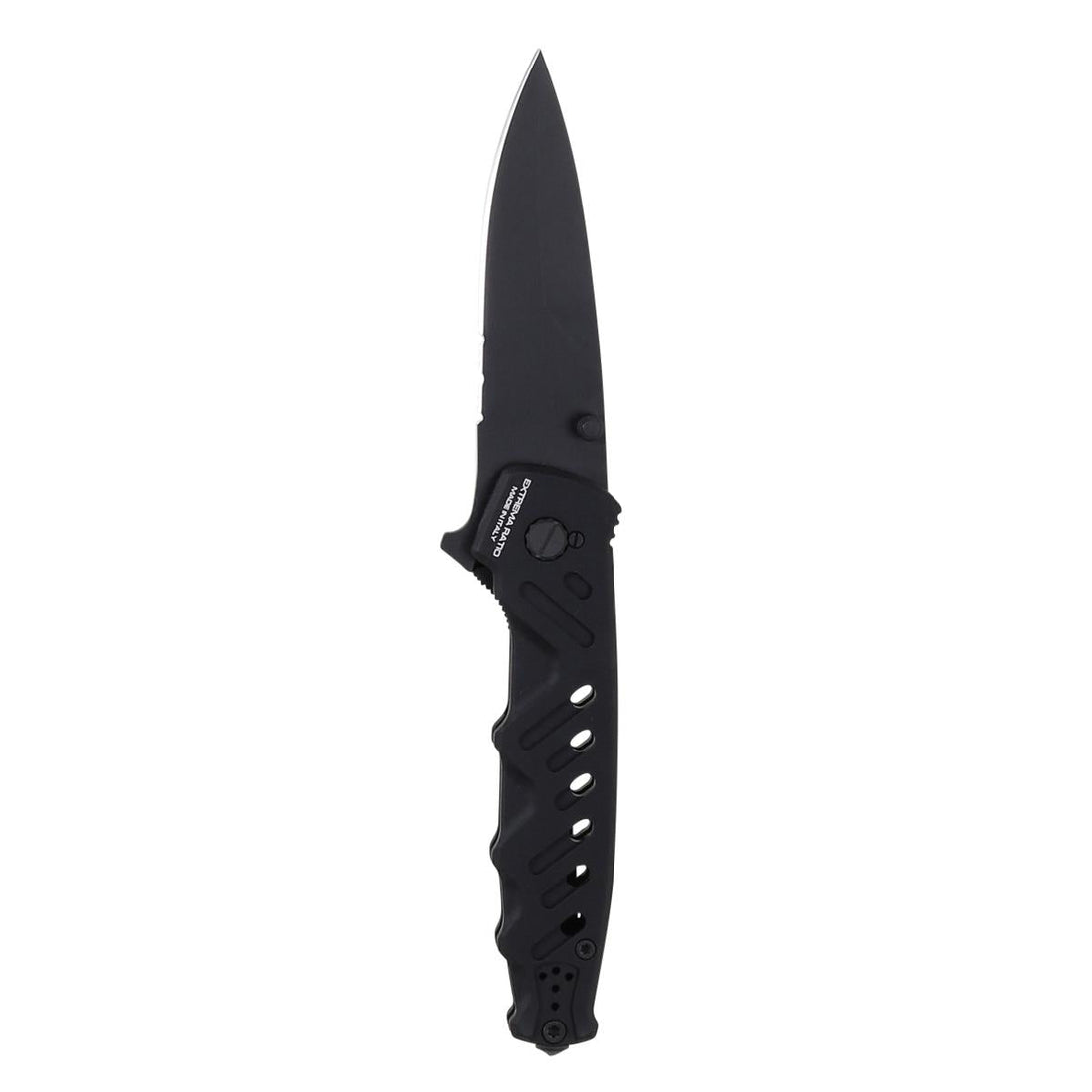 Extrema Ratio CAIMANO NERO Klappmesser Taschenglasbrecher N690 Stahl 58HRC