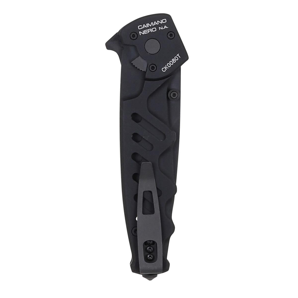 Extrema Ratio CAIMANO NERO Klappmesser Taschenglasbrecher N690 Stahl 58HRC