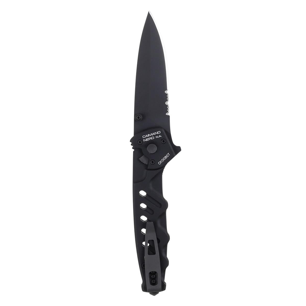 Extrema Ratio CAIMANO NERO Klappmesser Taschenglasbrecher N690 Stahl 58HRC