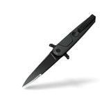 ExtremaRatio BD2 LUCKY BLACK Taschenmesser mit glatter Klinge aus Bohler N690-Stahl