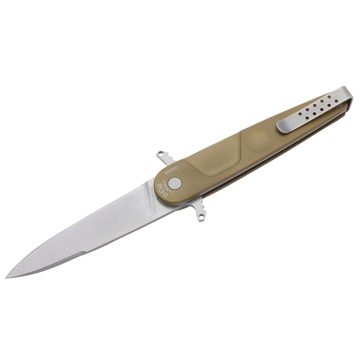 ExtremaRatio BD2 LUCKY DESERT Taschenmesser mit glatter Klinge aus Böhler-N690-Stahl