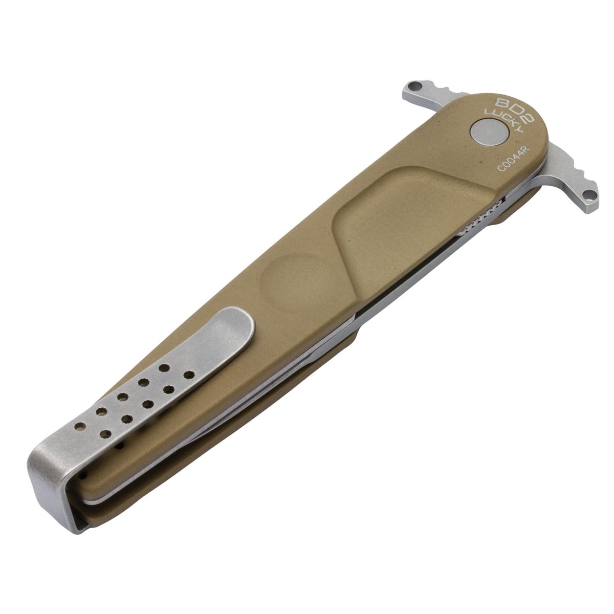 ExtremaRatio BD2 LUCKY DESERT Taschenmesser mit glatter Klinge aus Böhler-N690-Stahl