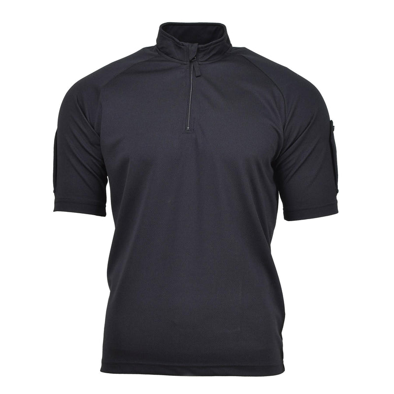 Echtes britisches funktionelles Polizei-T-Shirt, atmungsaktives Activewear-Shirt, schwarzes Hemd, NEU