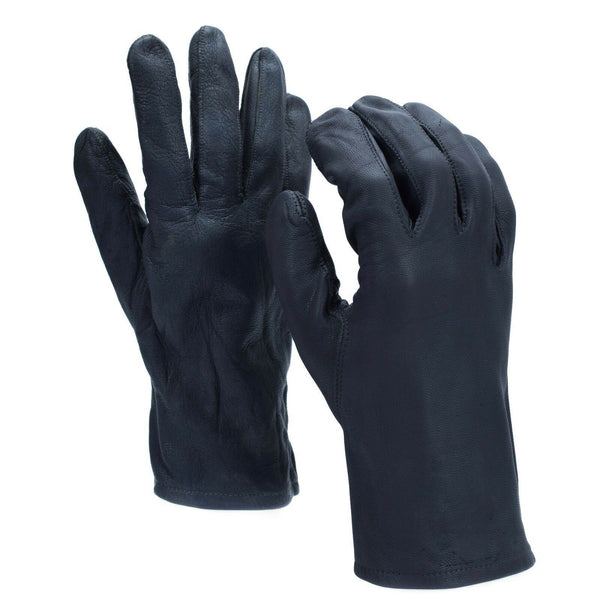 Original Bundeswehr Handschuhe. BW Militärhandschuhe Echtleder grau