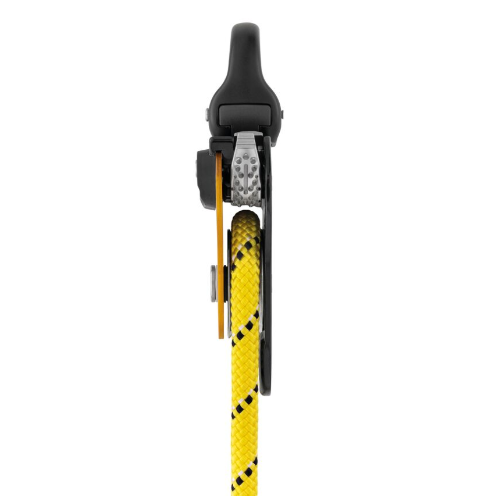 PETZL PRO TRAXION Progress Capture Pulley Wirbelseil-Zuggerät Gelb