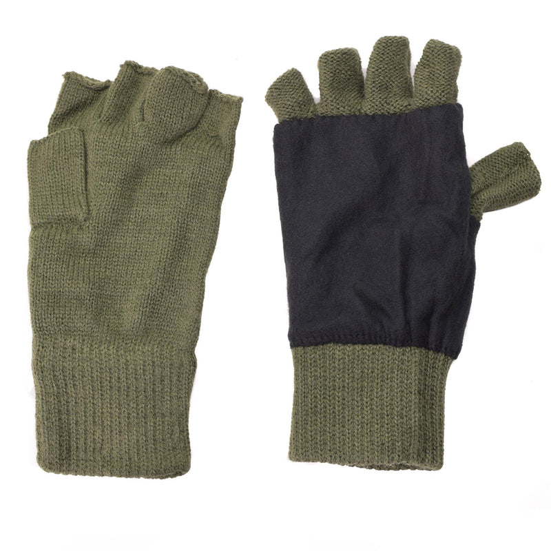 Mil-Tec Handschuhe Herren Warm Fingerlos THINSULATE™ Futter Oliv Winter taktische Ausrüstung