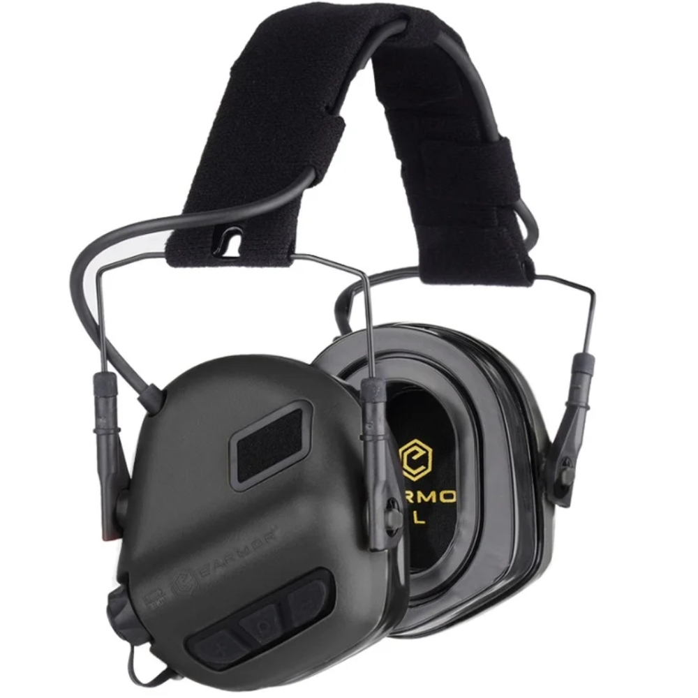 EARMOR M31 Plus Elektronischer Gehörschutz Ohrenschützer Tactical Outdoor Schwarz