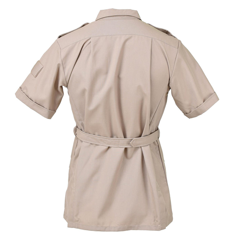 Original französisches Militärhemd der Fremdenlegion, khakifarben, kurze Ärmel, NEU