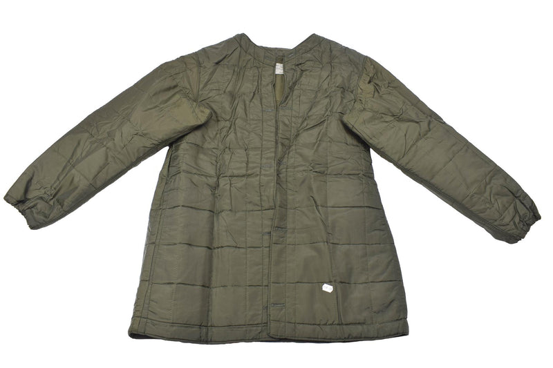 Original italienische Militär-Luftstreitkräfte-Regenjacke mit Kapuze und Futter aus olivgrünem Regenmantel NEU
