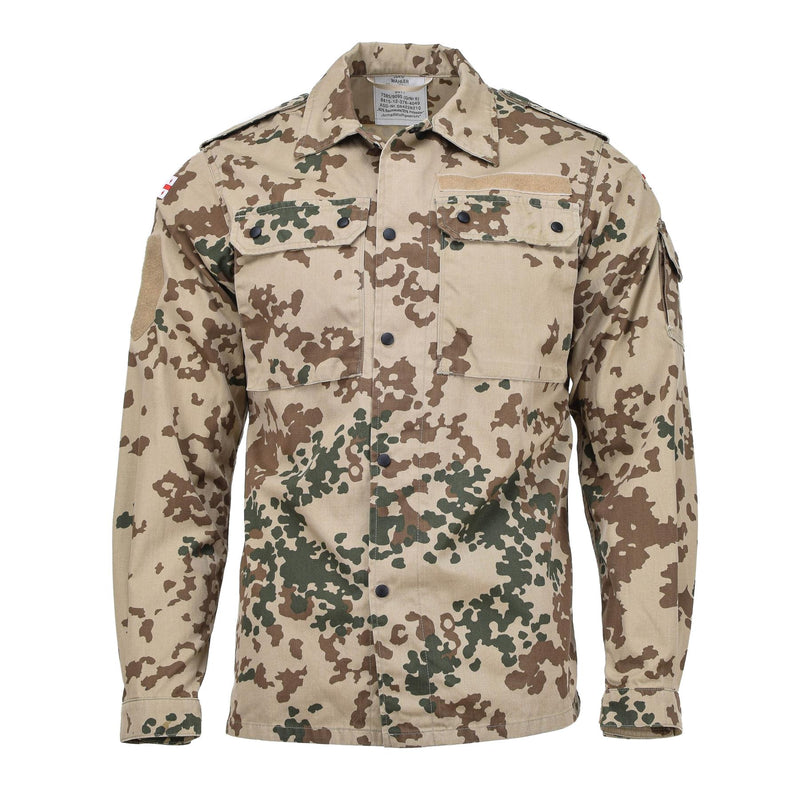 Echte georgische Armee Feldbluse Tropentarn Camouflage Feld taktische Hemden