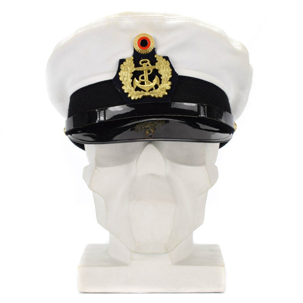 Original BW Deutsche Armee Offiziere Marines Kappe Visier Feldmütze Schirmmütze Marine Marine