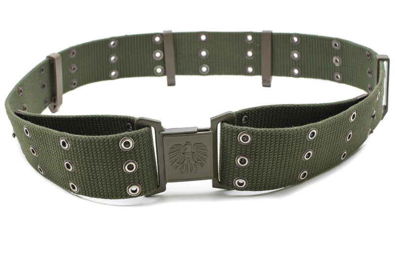 Original Österreichisches Militär Kampfgürtel Truppen Tactical Alice Webbing Canvas OD
