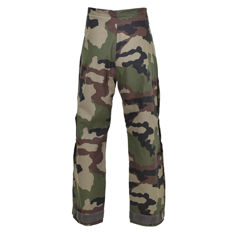 Original französische Armee Regenhose wasserdichter Trilaminat-Overall mit Hosenträgern NEU