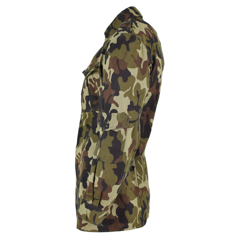 Original rumänische Truppen Feldjacke M93 Camo Leaf BDU Parka Militärausgabe