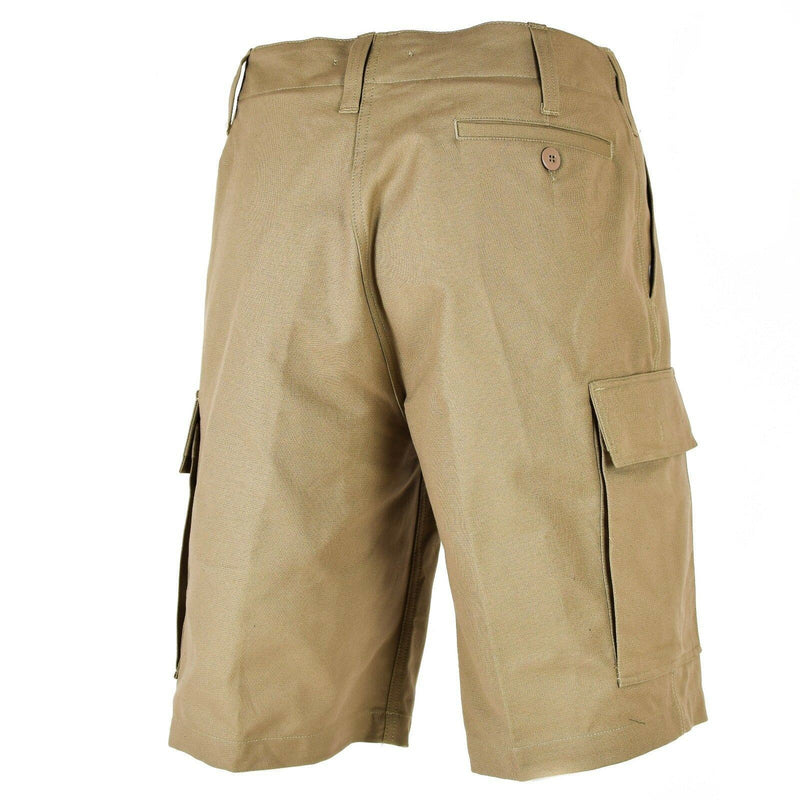 Original Bundeswehr Moleskin Shorts Strapazierfähige Sommer Cargohose Khaki Beige NEU