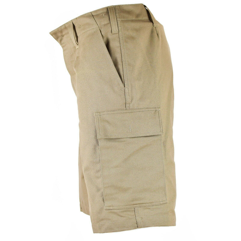 Original Bundeswehr Moleskin Shorts Strapazierfähige Sommer Cargohose Khaki Beige NEU