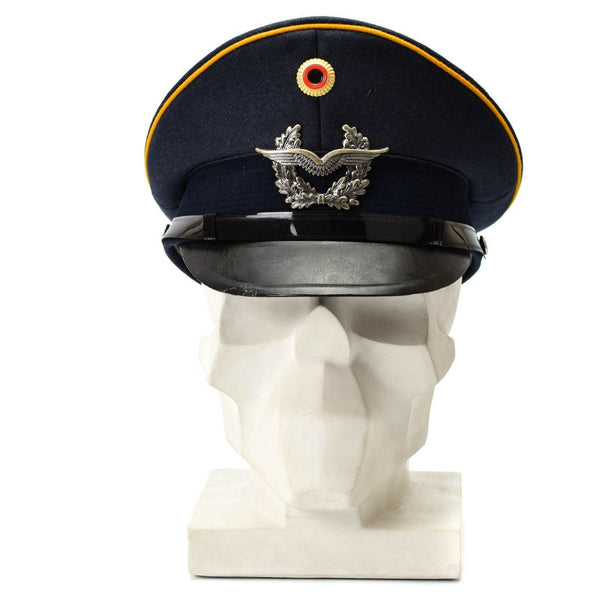 Original deutsche Armee Schirmmütze. Luftwaffe Militär Schirmmütze Luftware NEU