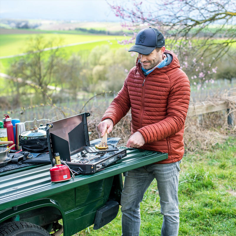 Primus Tupike Outdoorkocher mit zwei Gasbrennern, tragbar, für Camping und Wandern