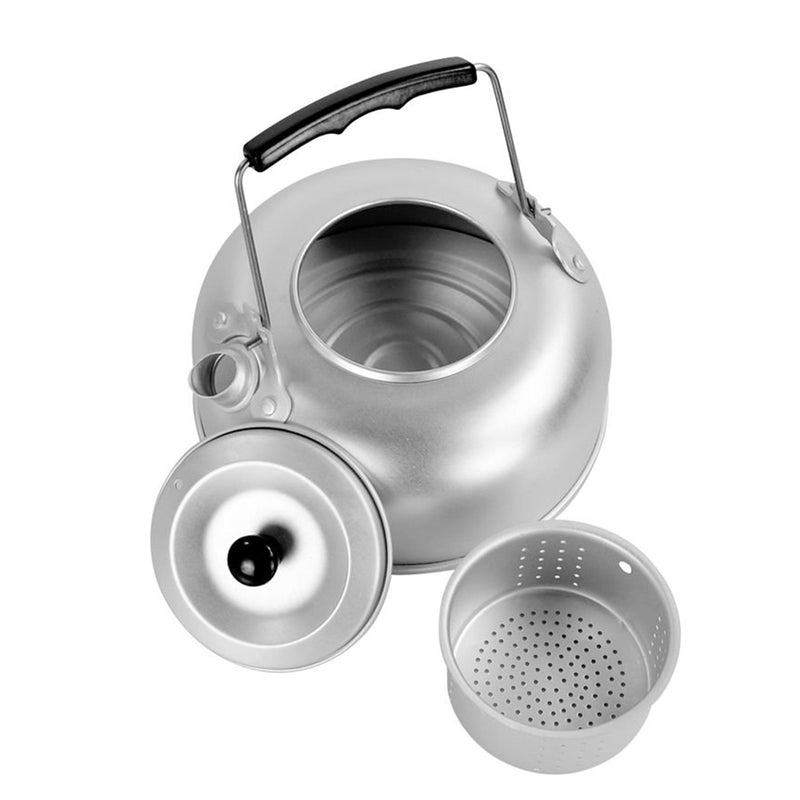 MIL-TEC Camping Kochgeschirr Outdoor Camping Kochset Pfanne Topf Kessel Aluminium Set