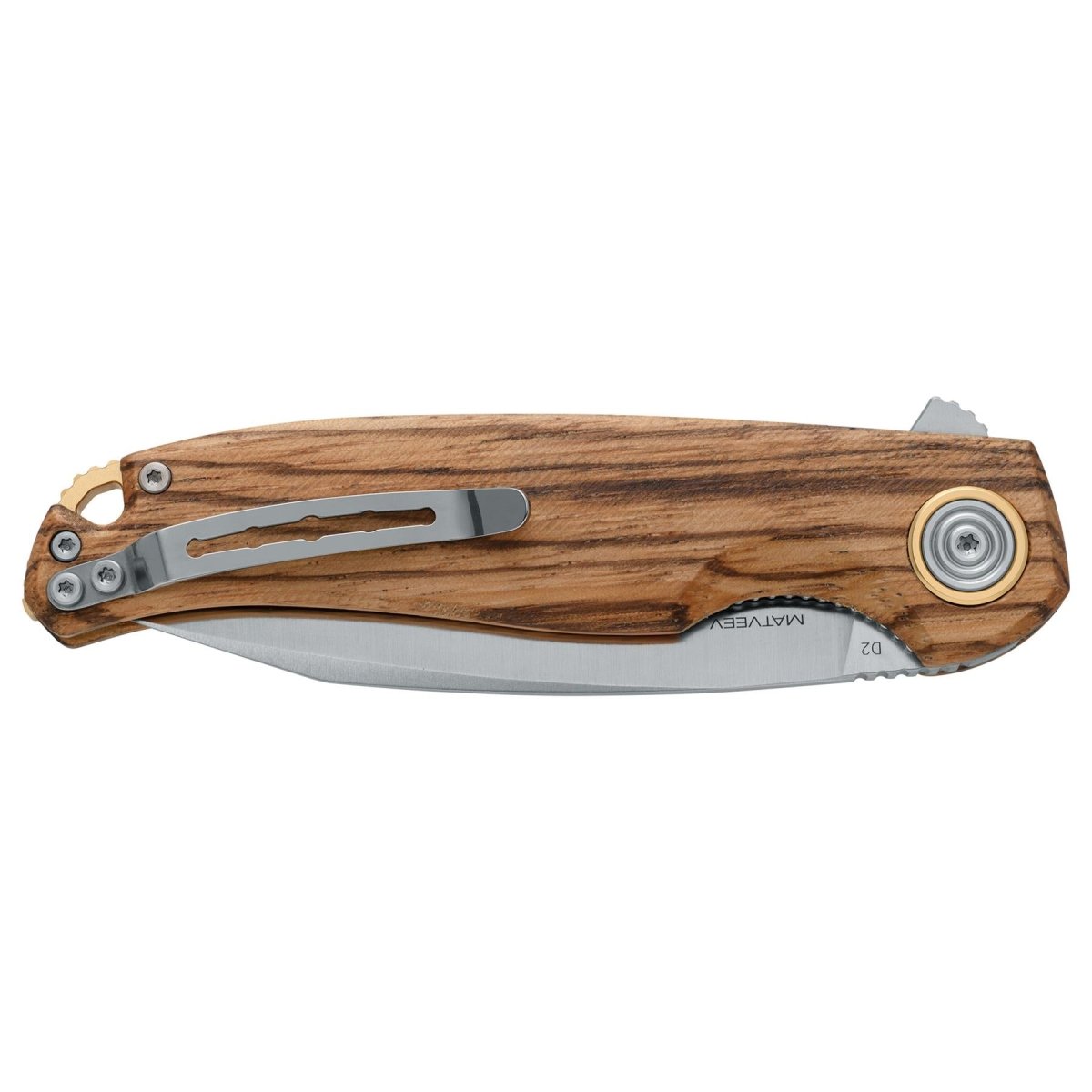 Fox Knives ARGUS Klapptaschenmesser Drop Point 59-61 HRC Edelstahl D2