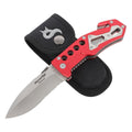 Fox Knives BF-117 Klapptaschenmesser Edelstahl AISI 440A Orangefarbener Griff