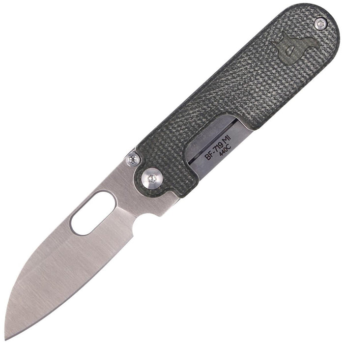 Fox Knives Brand BEAN GEN2 Klapptaschenmesser aus satiniertem 440C-Edelstahl – GoMilitar
