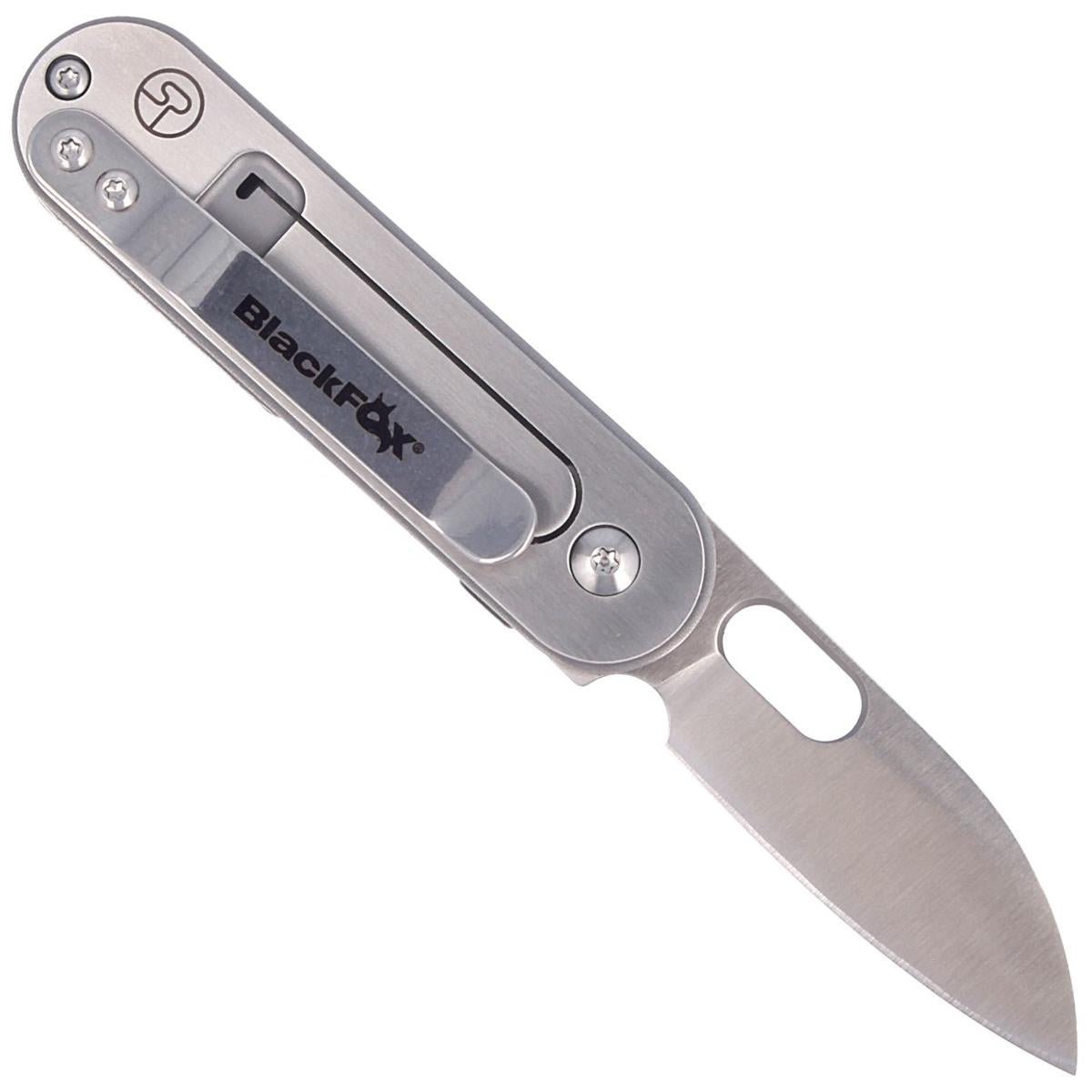 Fox Knives Brand BEAN GEN2 Klapptaschenmesser aus satiniertem 440C-Edelstahl