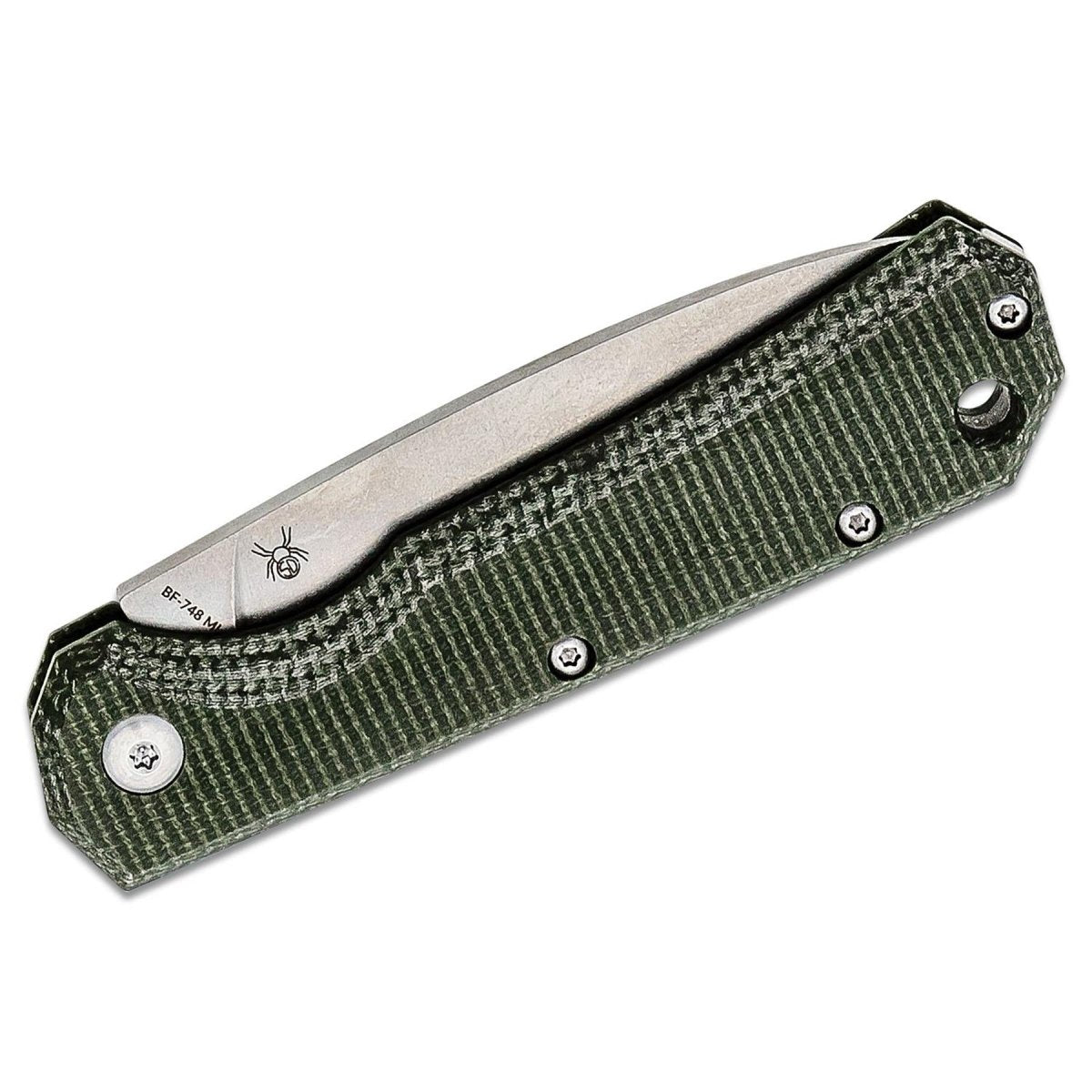 Fox Knives Brand CIOL Klappmesser mit Griff aus satiniertem Edelstahl 440C und Micarta