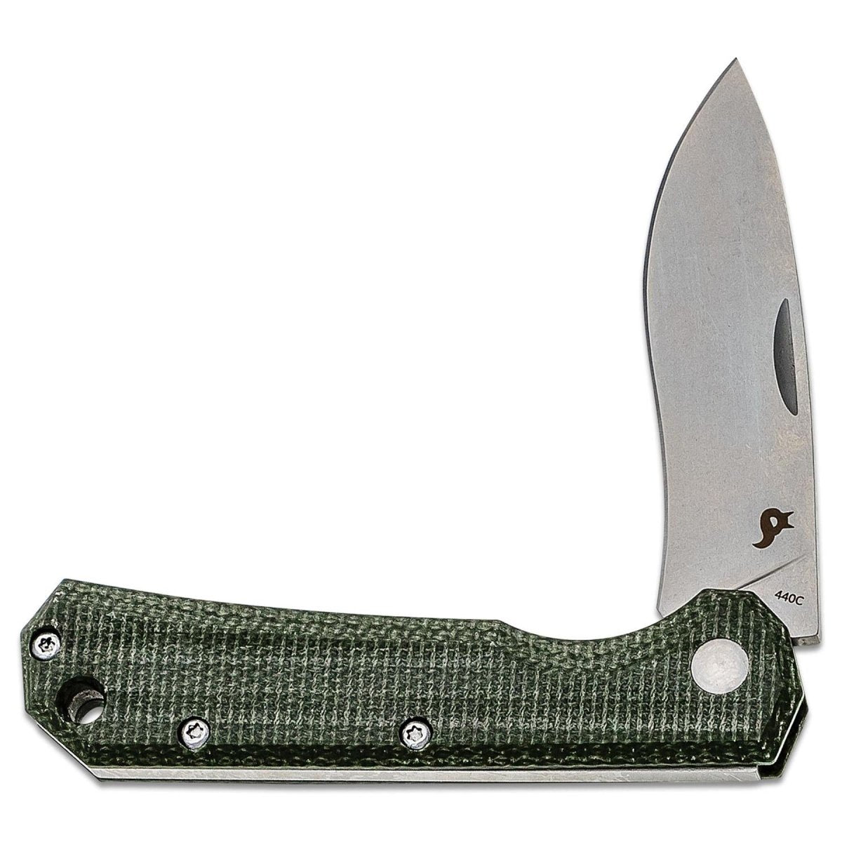 Fox Knives Brand CIOL Klappmesser mit Griff aus satiniertem Edelstahl 440C und Micarta