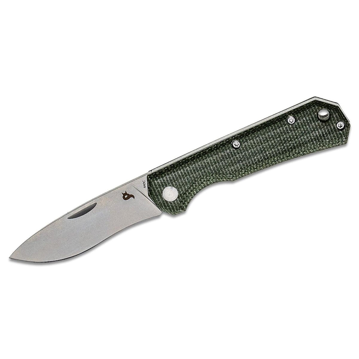 Fox Knives Brand CIOL Klappmesser mit Griff aus satiniertem Edelstahl 440C und Micarta