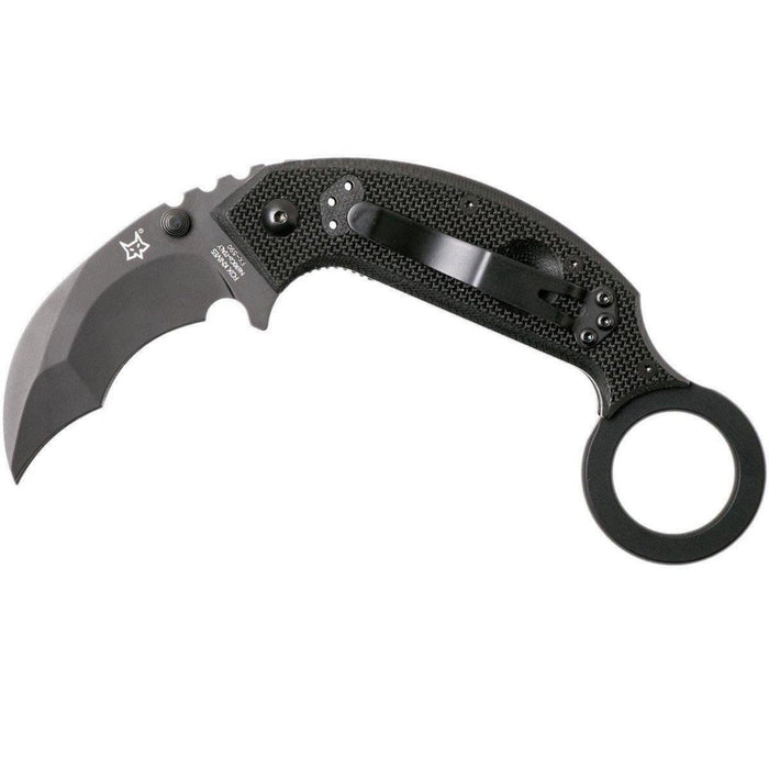 Fox Knives Brand Italy Chiropteka Klappmesser Karambit Edelstahl schwarz - GoMilitar