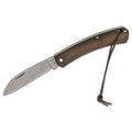 Fox Knives Brand Italy Segel-Klappmesser, Griff aus Ziricote-Holz aus rostfreiem Stahl