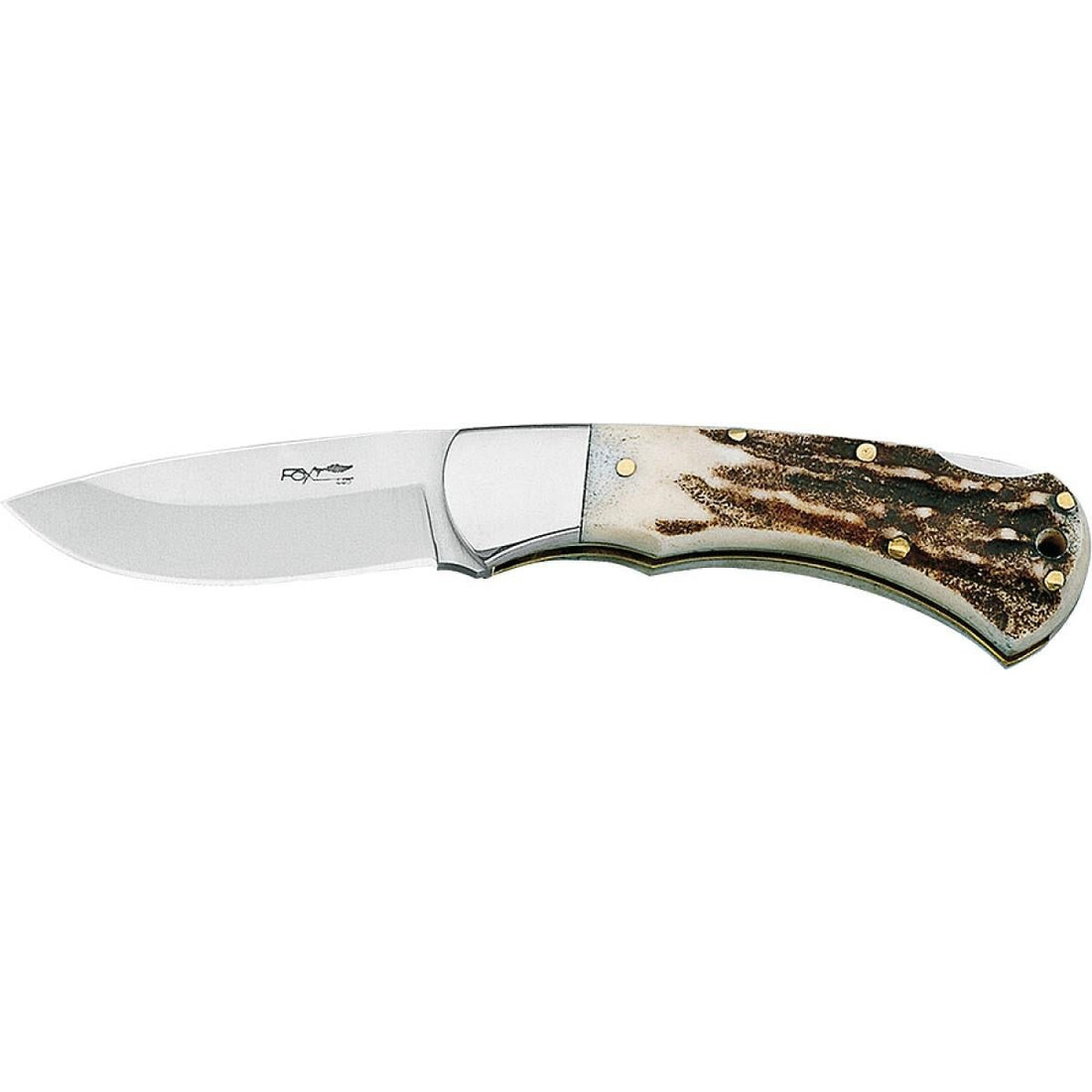 Fox Knives Brand Italy Silver Line Messer mit Hirschhorngriffen aus Edelstahl