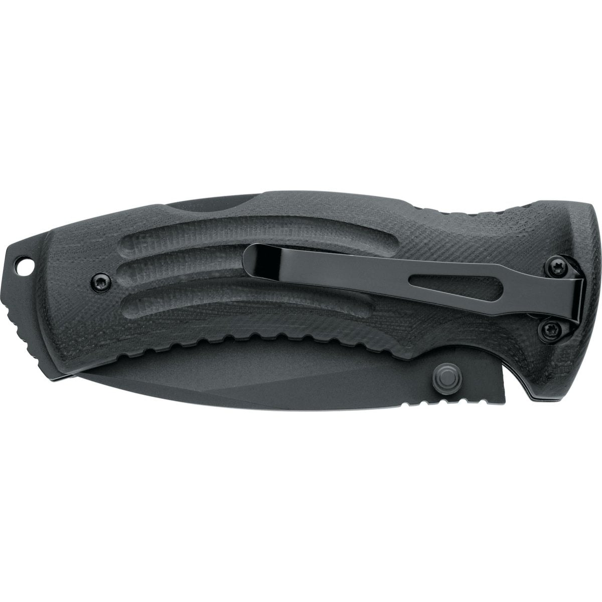 Fox Knives Brand KUMA Klappmesser mit Griff aus titanbeschichtetem Edelstahl 440 G10