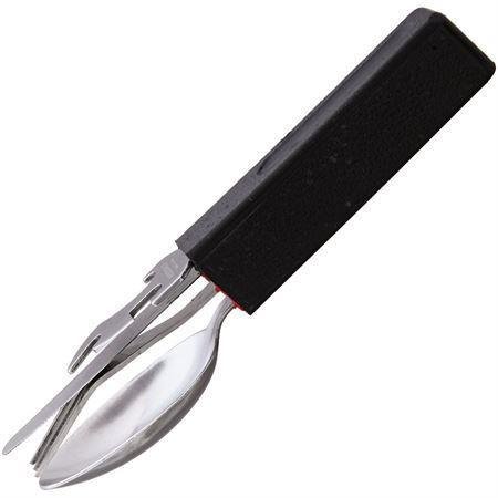 Fox Knives Campingbesteckset 420C Edelstahl Löffel Gabel Messer mehrfarbig - GoMilitar