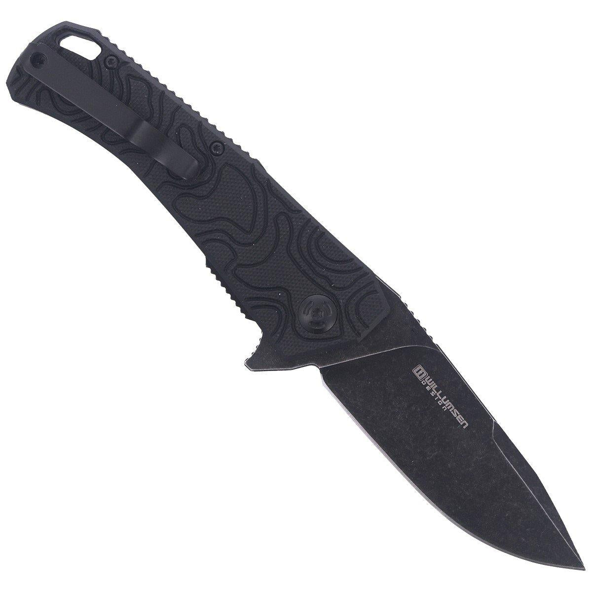 Fox Knives ECHO 1 Klapptaschenmesser mit schwarzer Idroglider-Stone-Wash-Beschichtung