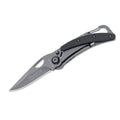 Fox Knives Klappmesser, Griff aus schwarzem, titanbeschichtetem 440-Stahl-Aluminium