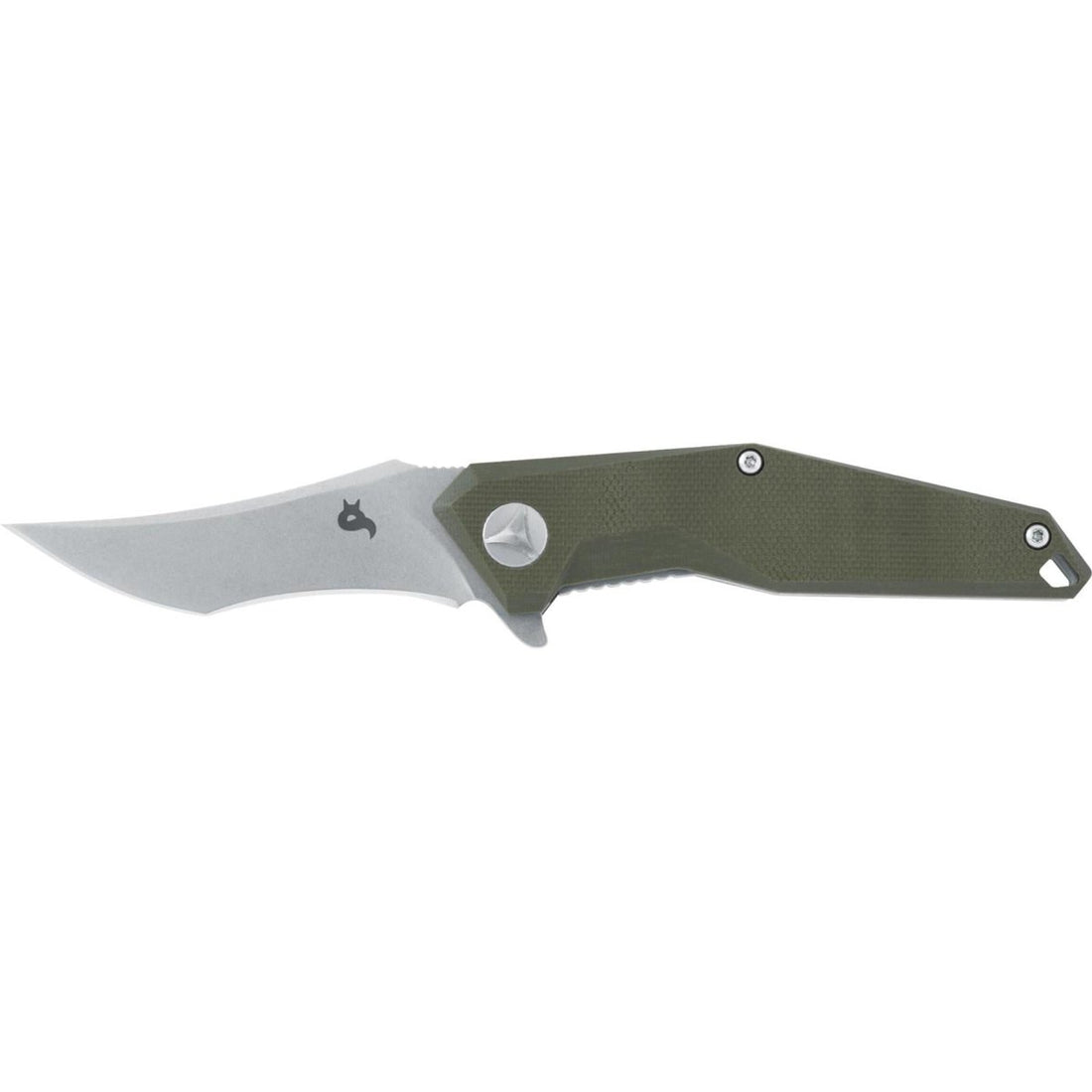 Fox Knives Fox Knives KRAVI SHAI Taschenmesser 440C Stone Washed G10 Grün 2,76