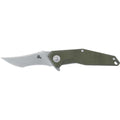 Fox Knives Fox Knives KRAVI SHAI Taschenmesser 440C Stone Washed G10 Grün 2,76