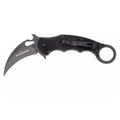 Fox Knives Karambit FX-479 Mini-Klappmesser N690C-Stahl mit schwarzer Hydroglider-Klinge